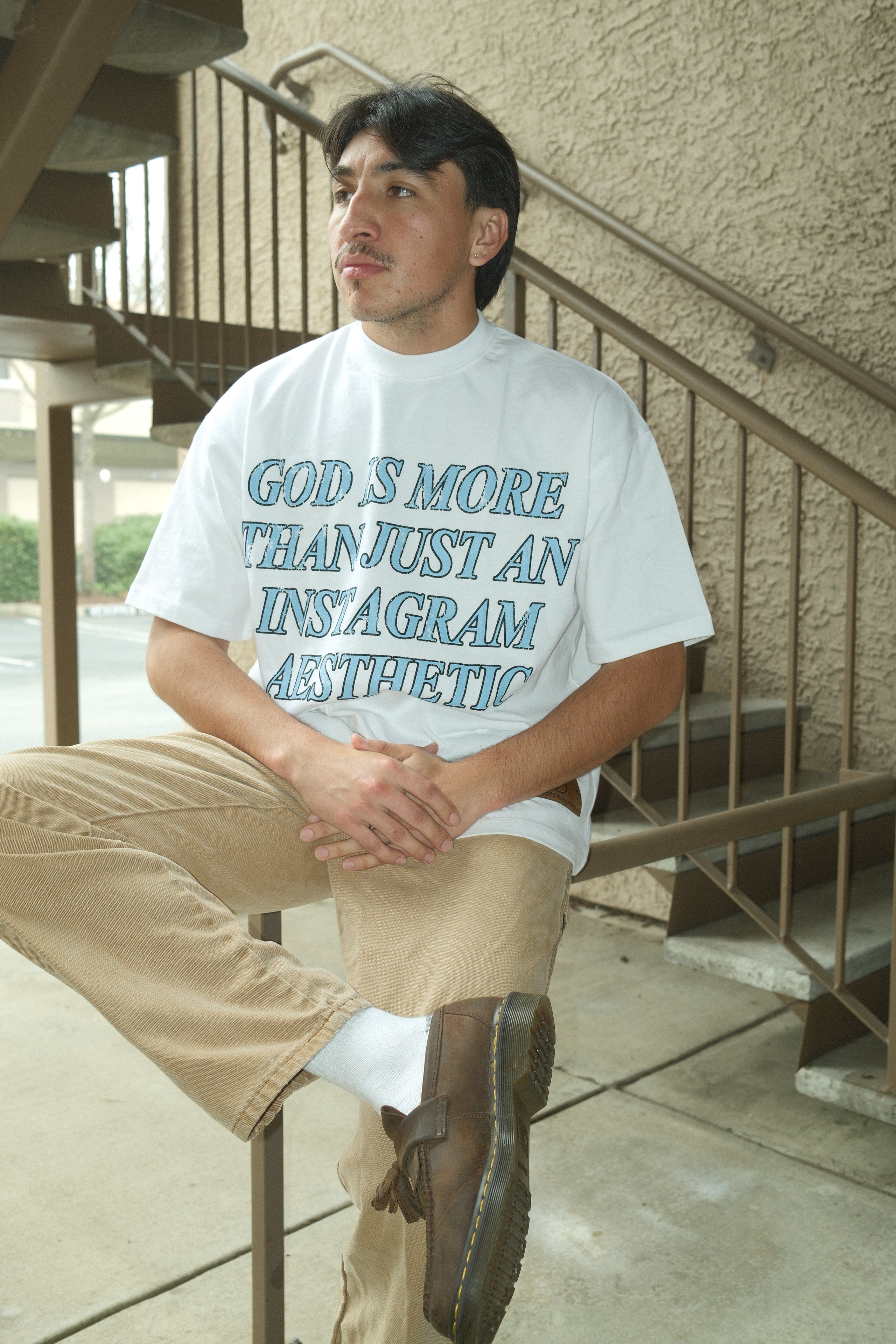 Truth tee (baby blue)