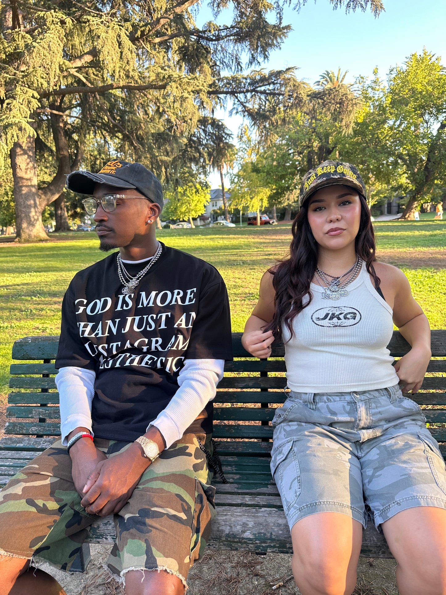 Camo dad hat